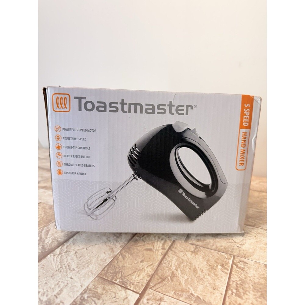 Toastmaster 5 Speed Hand Mixer Black TM-300HM